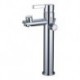 Centerset Single Handle One Hole in Chrome Bathroom Sink Tap