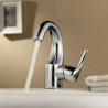 Sink Tap Centerset with Chrome Single Handle One Hole