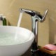 Sink Tap Centerset with Chrome Single Handle One Hole