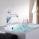 Centerset Single Handle One Hole in Painting Bathroom Sink Tap