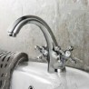 Centerset Two Handles One Hole in Ti-PVD Bathroom Sink Tap