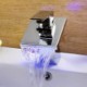 Widespread Single Handle One Hole in Chrome Bathroom Sink Tap
