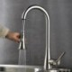 Deck Mounted Single Handle One Hole with Nickel Brushed Kitchen Tap