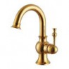 Centerset Single Handle One Hole in Antique Brass Bathroom Sink Tap