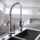 Pull Down Kitchen Sink Tap Swivel Spout Mixer Chrome Finish