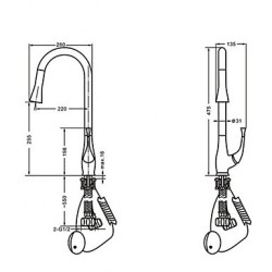 Deck Mounted Single Handle...