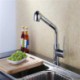 Deck Mounted Single Handle One Hole with Chrome Kitchen Tap