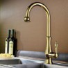 Contemporary Ti-PVD One Hole Single Handle Kitchen Tap