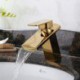Widespread Single Handle One Hole in Ti-PVD Bathroom Sink Tap