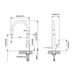 Deck Mounted Single Handle...