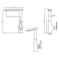 Deck Mounted Single Handle...