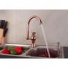 Deck Mounted Single Handle One Hole with Rose Gold Kitchen Tap