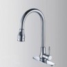 Deck Mounted Single Handle One Hole with Chrome Kitchen Tap