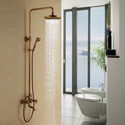 Antique Brass Tub Shower...