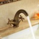 Bathroom Sink Tap Antique Inspired Design - Antique Brass Finish Tap