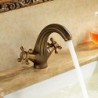 Bathroom Sink Tap Antique Inspired Design - Antique Brass Finish Tap