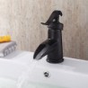 Centerset Single Handle One Hole in Oil-rubbed Bronze Bathroom Sink Tap