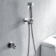 Bathroom/Toilet Handheld Shattaf Bidet Shower Spray, With Thermostatic Tap Valve And 150 cm Stainless Steel Hose