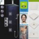 Shower Tap Contemporary LED / Thermostatic / Rain Shower / Sidespray / Handshower Included Brass Chrome