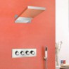 Shower Tap Contemporary Waterfall / Rain Shower / Handshower Included Brass Chrome
