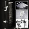 New Design Contemporary Chrome Finished 8 Inch In Wall Shower Set with Shower Head and Hand Shower