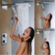 Shower Tap Contemporary Thermostatic / Rain Shower / Handshower Included Brass Chrome