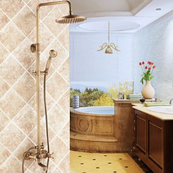 Antique Brass Tub Shower...