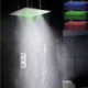 Shower Tap Contemporary LED / Thermostatic / Rain Shower / Handshower Included Brass Chrome