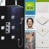 Shower Tap Contemporary LED / Thermostatic / Rain Shower / Sidespray / Handshower Included Brass Chrome
