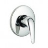 Shower Tap Single Handle Chrome Wall-mount