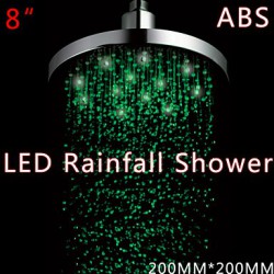 8 Inch LED Shower With 3...