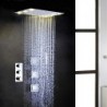 Shower Tap Contemporary LED / Thermostatic / Rain Shower / Sidespray / Handshower Included Brass Chrome