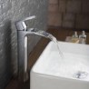 Centerset Single Handle One Hole in Chrome Bathroom Sink Tap