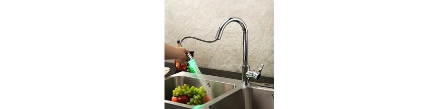 LED Kitchen Taps